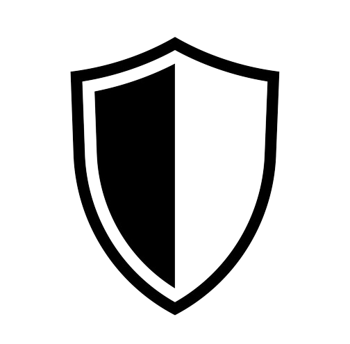 line art image of a shield 